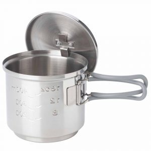 esbit solid fuel kookset met 585ml pan en brandertje 2