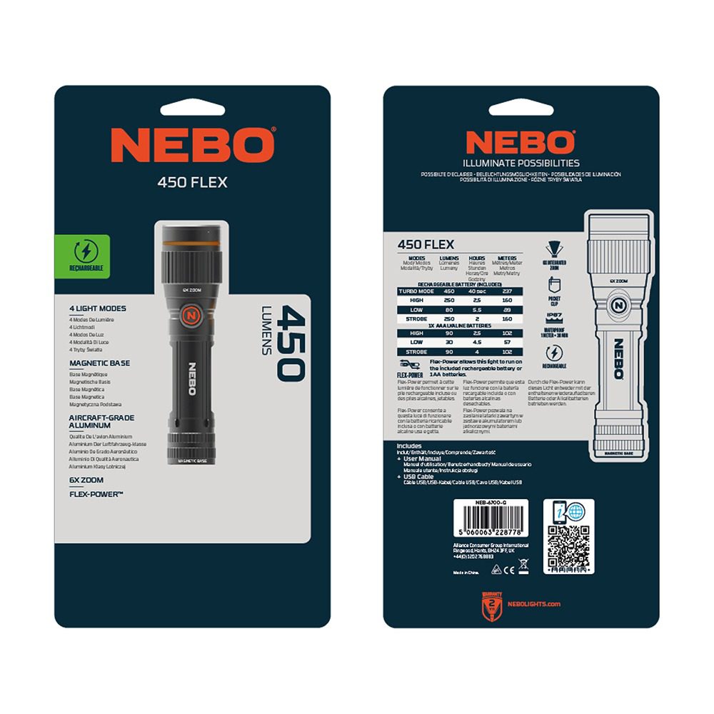 nebo-450-redline-flex-oplaadbare-zaklamp-2 nebo 450 redline flex oplaadbare zaklamp 2