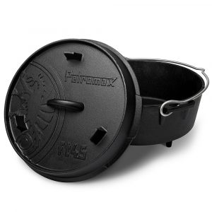 Petromax Dutch Oven gietijzeren pan - met pootjes 5 petromax dutch oven gietijzeren pan met pootjes 5