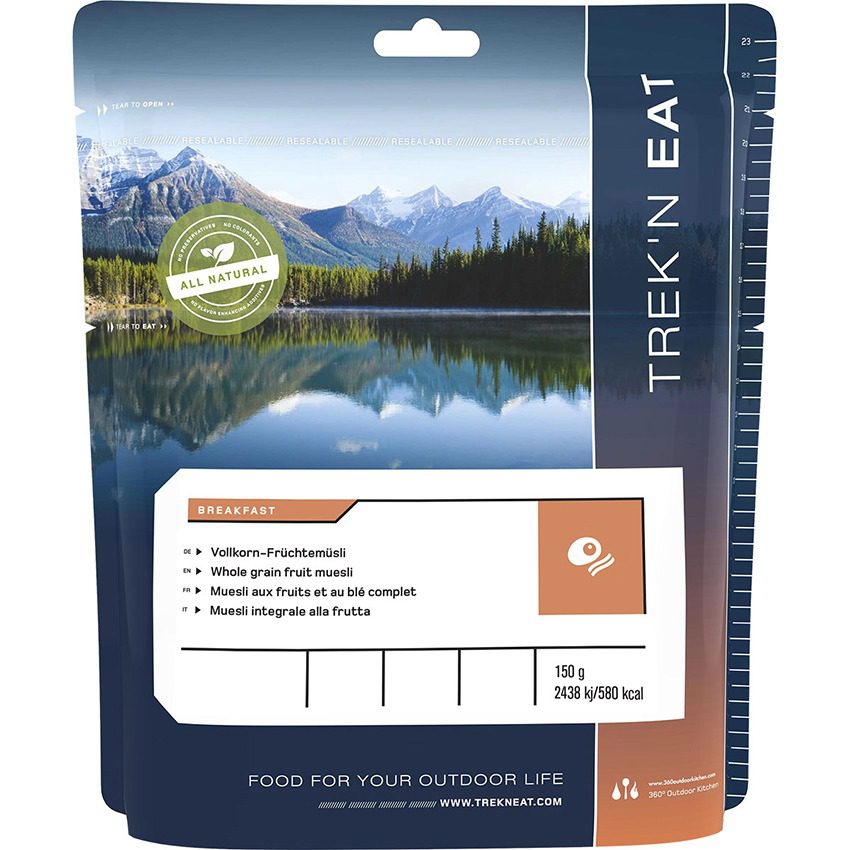 Trek'n Eat Volkoren-vruchtenmuesli met melk